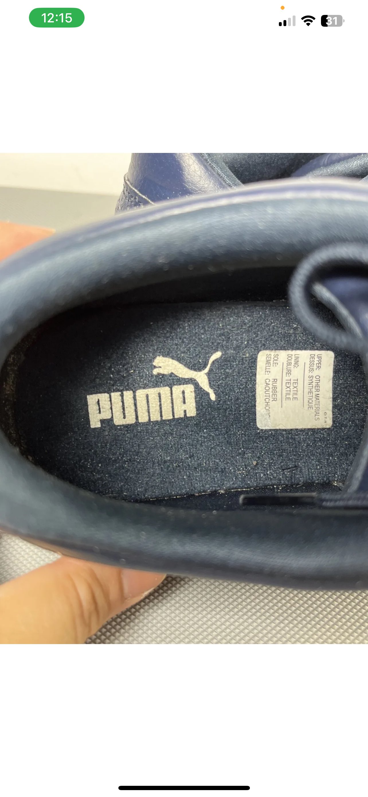 puma mens shoes BMW M Motorsport Kart Cat III Trainers Size 8.5 image indicator(8)