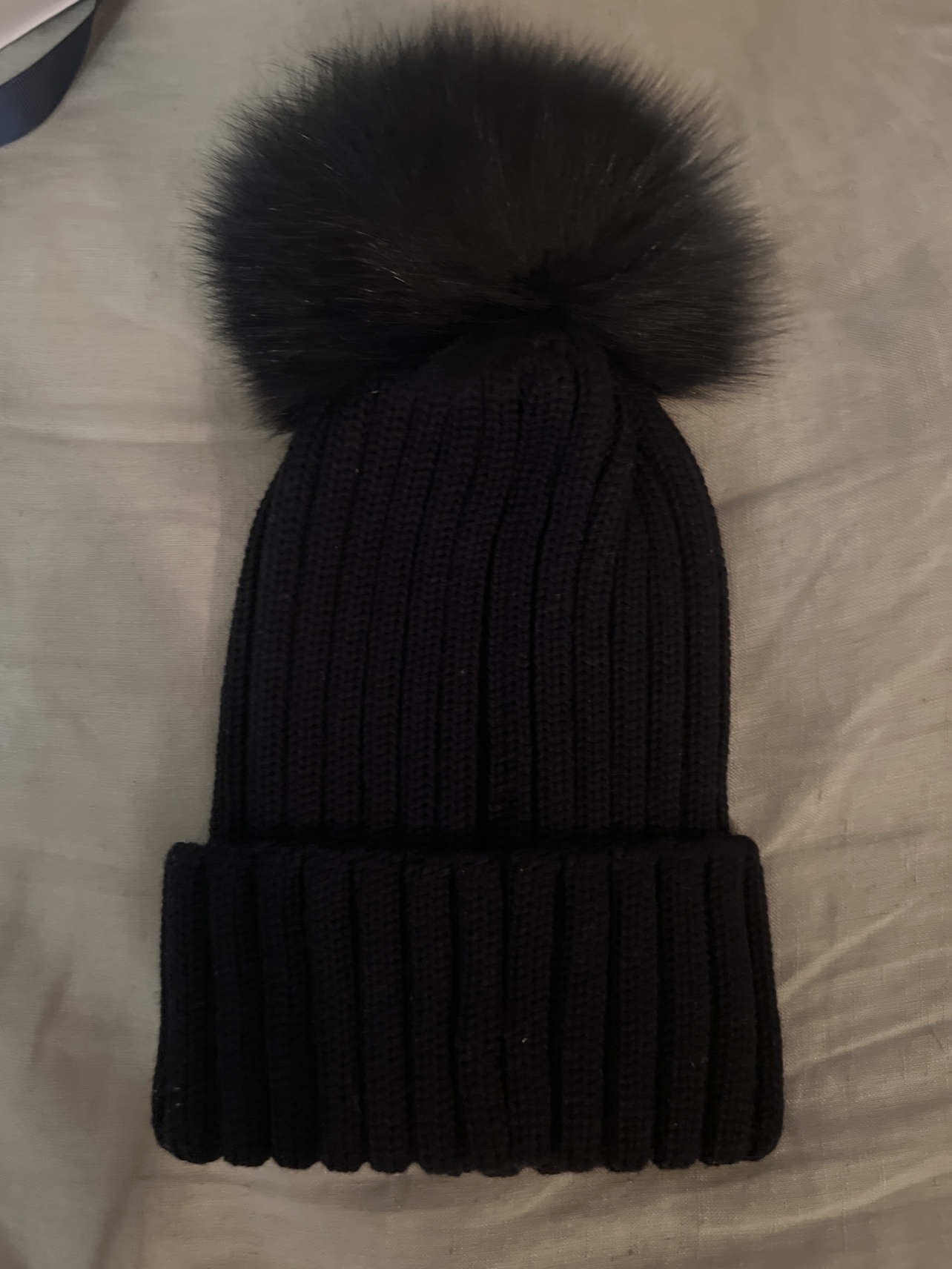 Moncler Berretto fox fur pom pom hat image indicator(7)