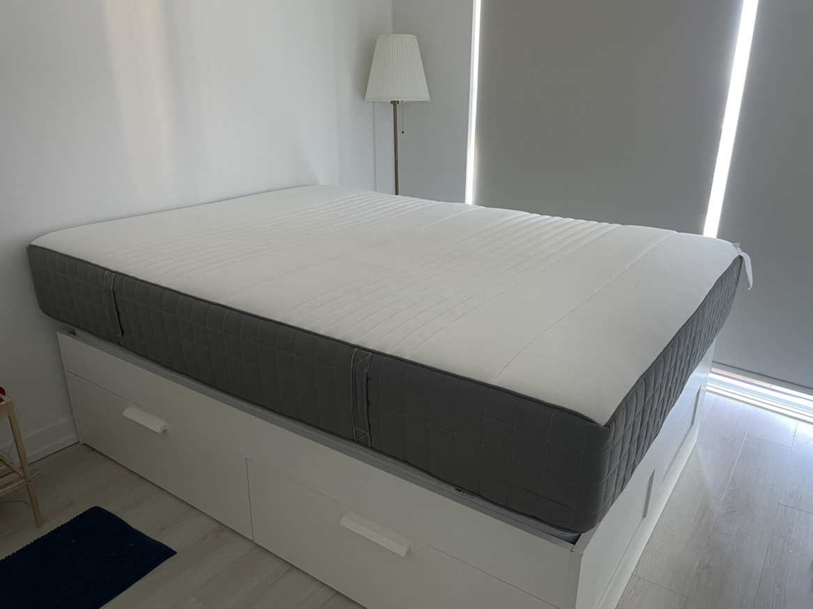 Queen Size - Ikea HAUGSVAR spring mattress(Move out sale)