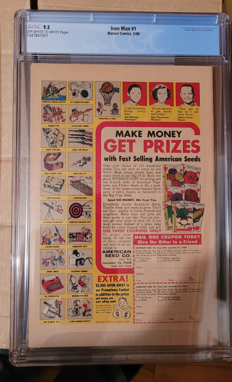 Iron Man # 1 9.2 cgc - photo 2