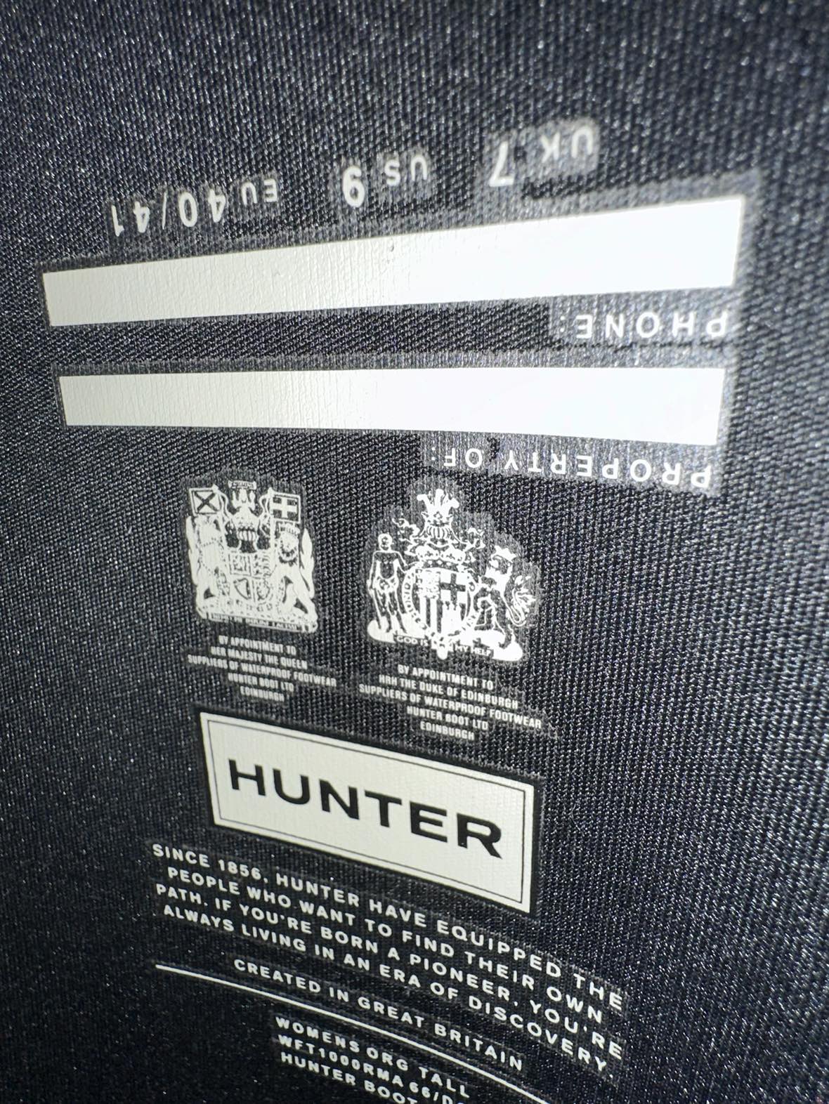 Women’s Hunter Boots and Socks Size 9 image indicator(4)