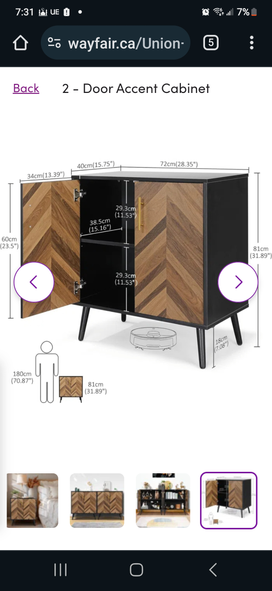 wayfair accent cabinet - photo 2