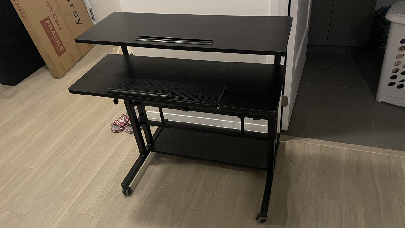 Wood desk adjustable height - photo 2