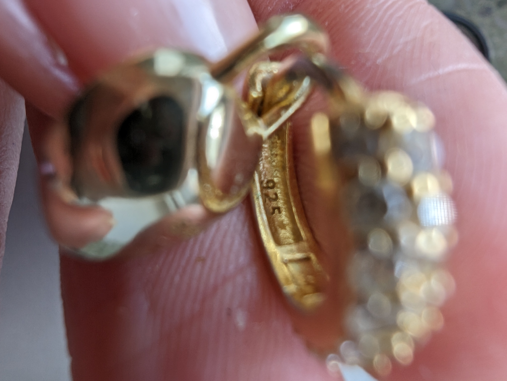 Gold-plated 925 Silver Earrings image indicator(3)