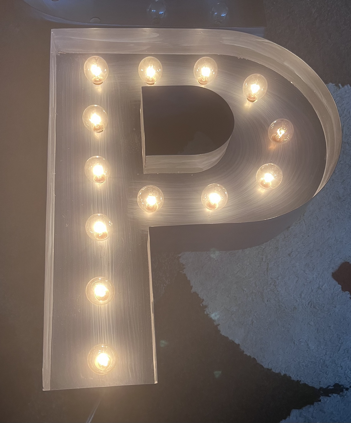 Weathered metal vintage letters. - photo 2