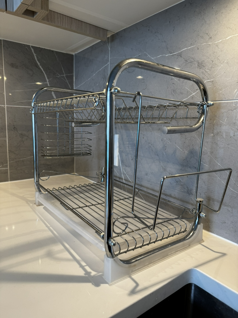 Stainless steel dish drying rack