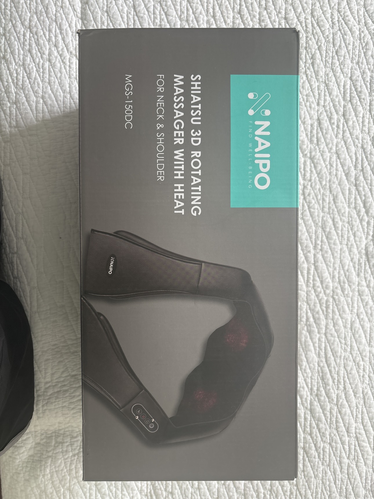 Shiatsu 3d rotating massager with heat