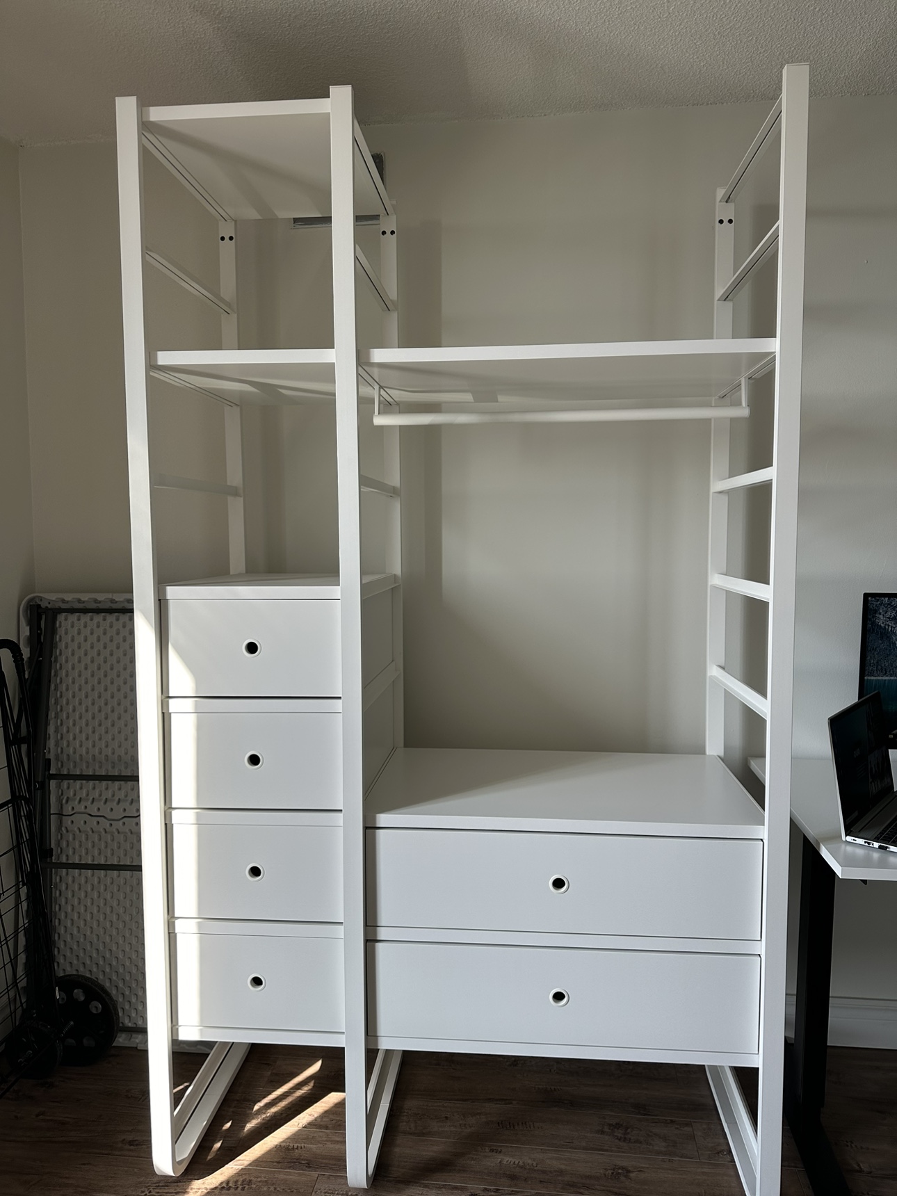 Ikea modular wardrobe system - ELVARLI