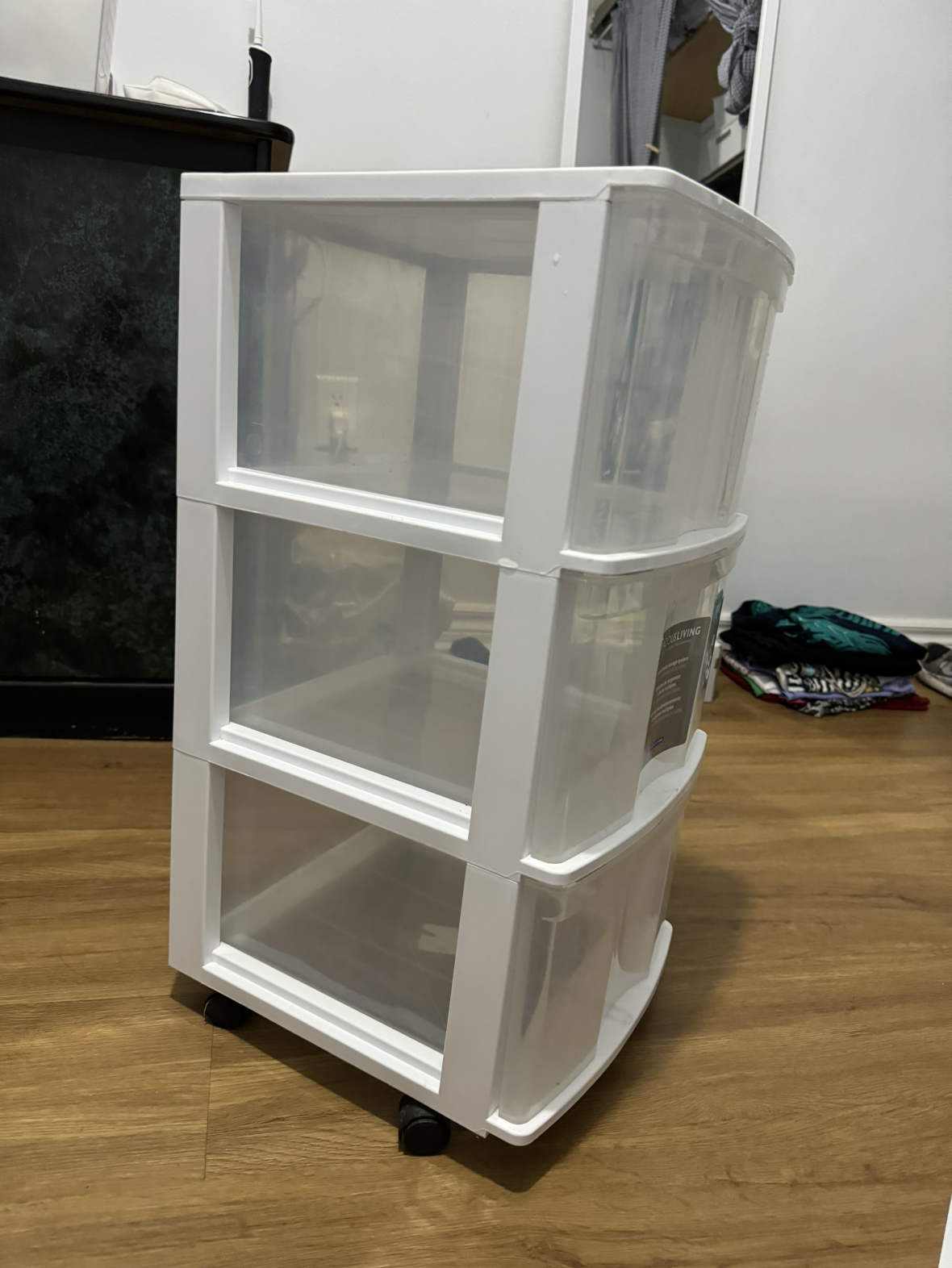 Plastic drawers