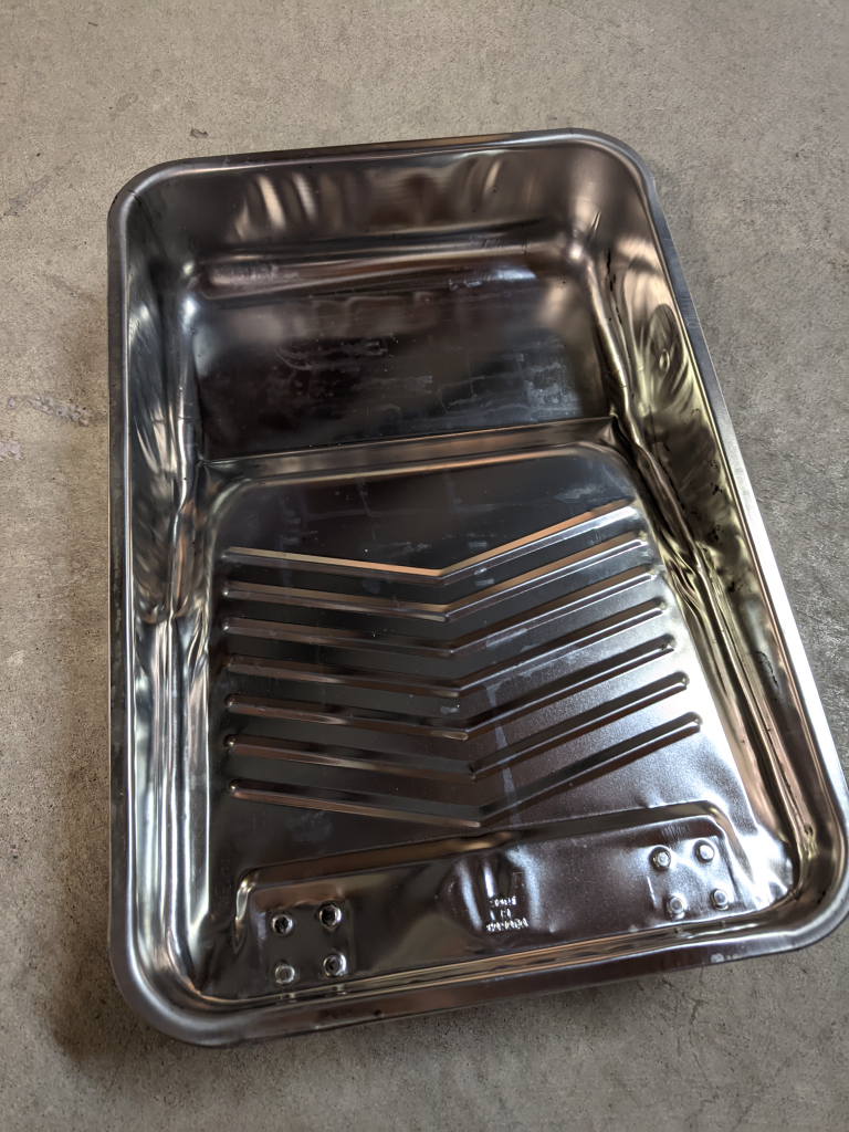 Metal paint tray and paint roller NEW image indicator(3)