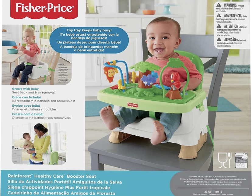 FP Rainforest Healthy Care baby Booster Seat/high chair thumbnail