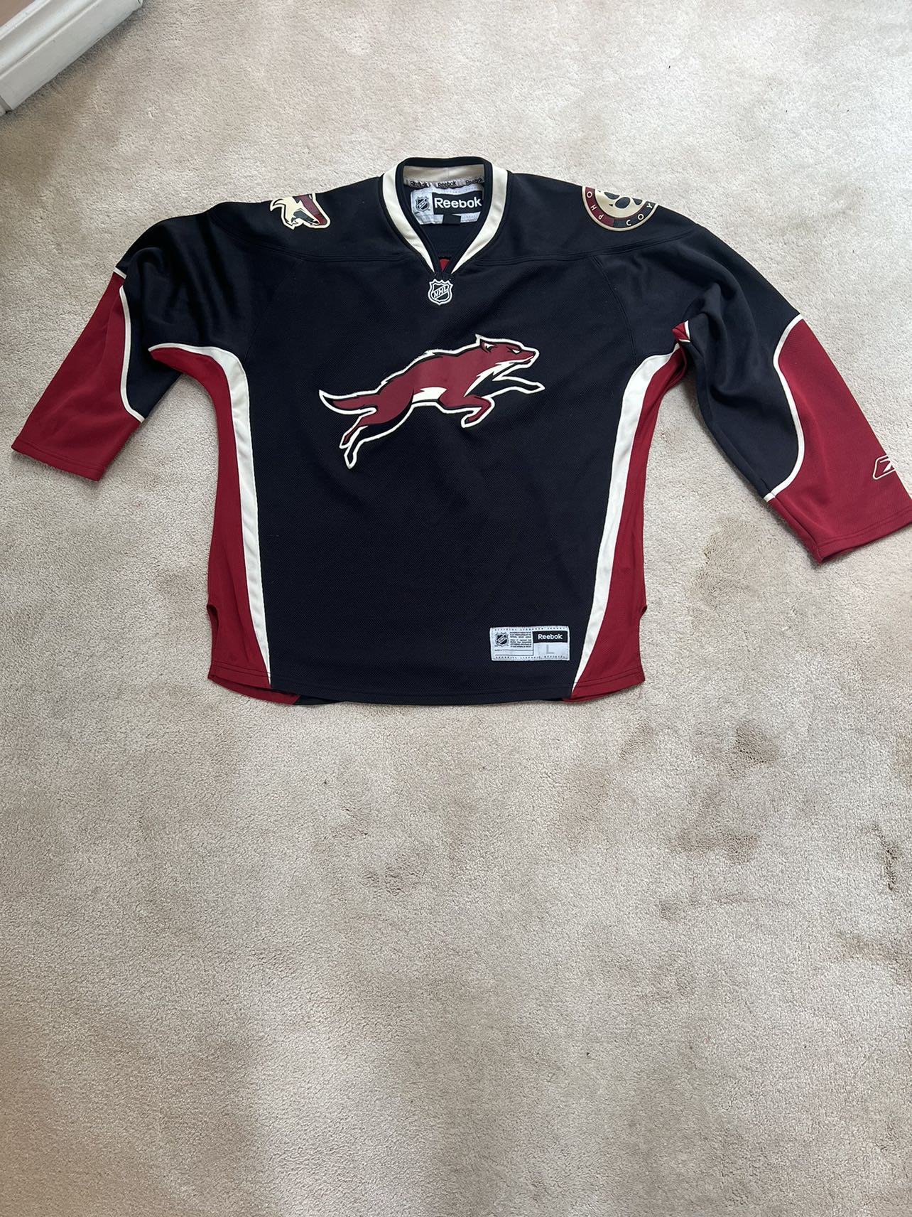 Phoenix Coyotes Jersey, size L thumbnail
