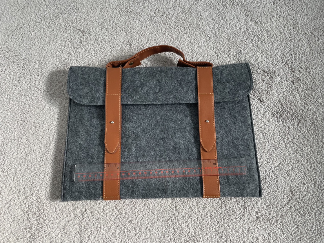 Grey felt laptop bag - photo 2