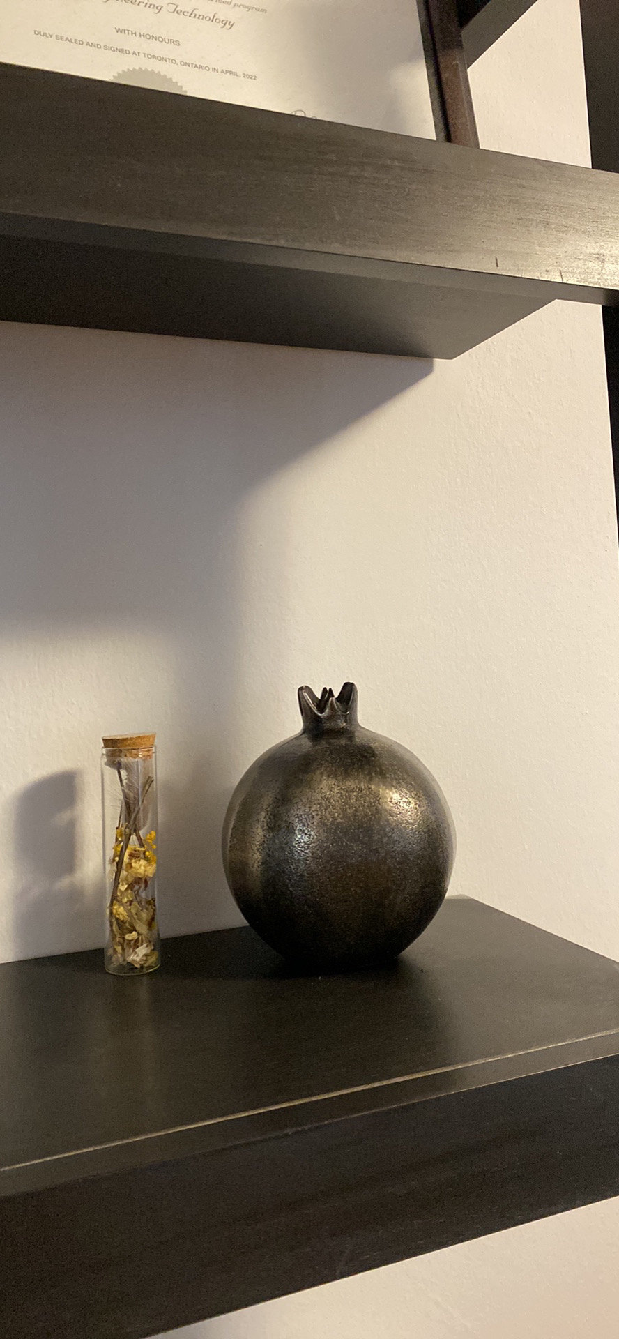 Crate and Barrel Pomegranate Decor