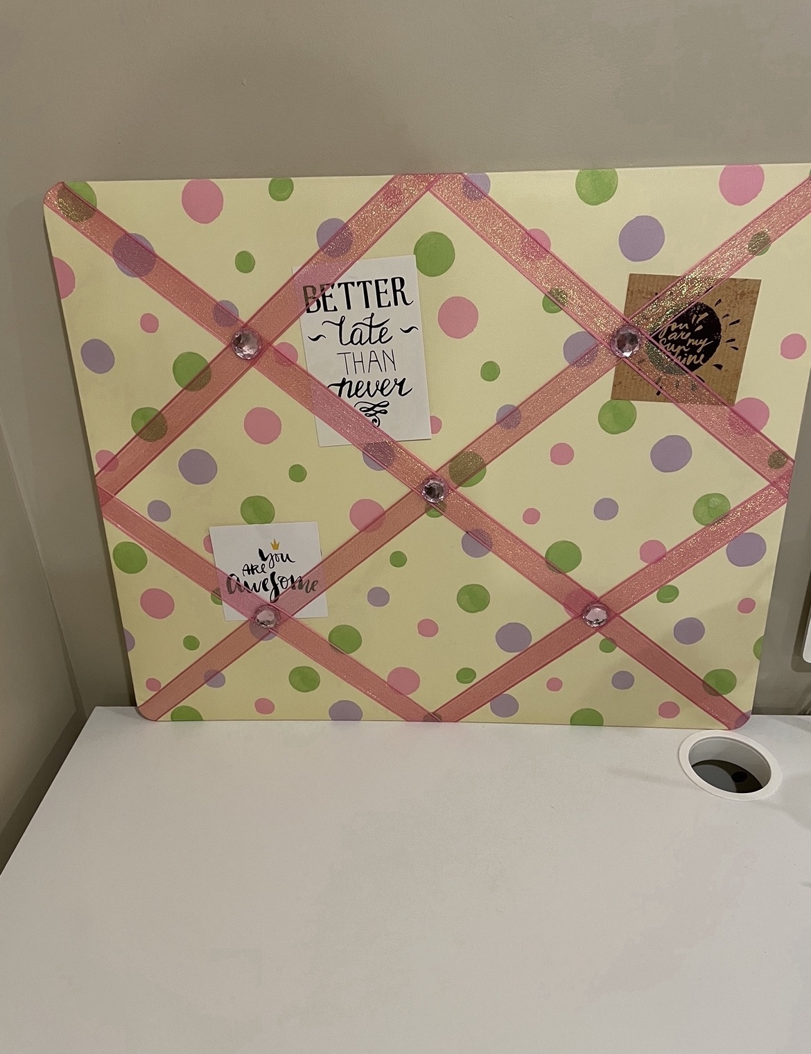 Keepsake frame board