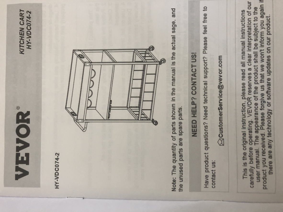 Vevor Kitchen/Bar Cart-Brand New - photo 5