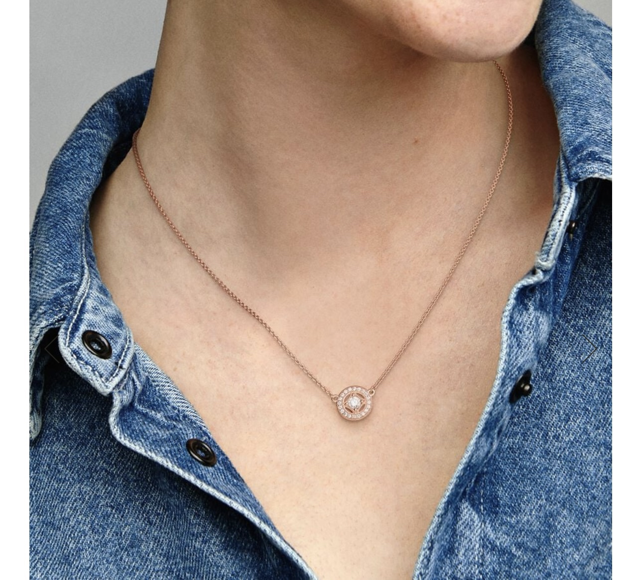 Pandora Bangle, Rose Gold Necklace & FREE Rose gold pendant - photo 2