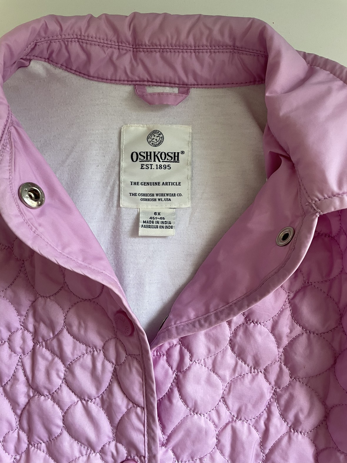 Oshkosh spring  coat size 6x - photo 3