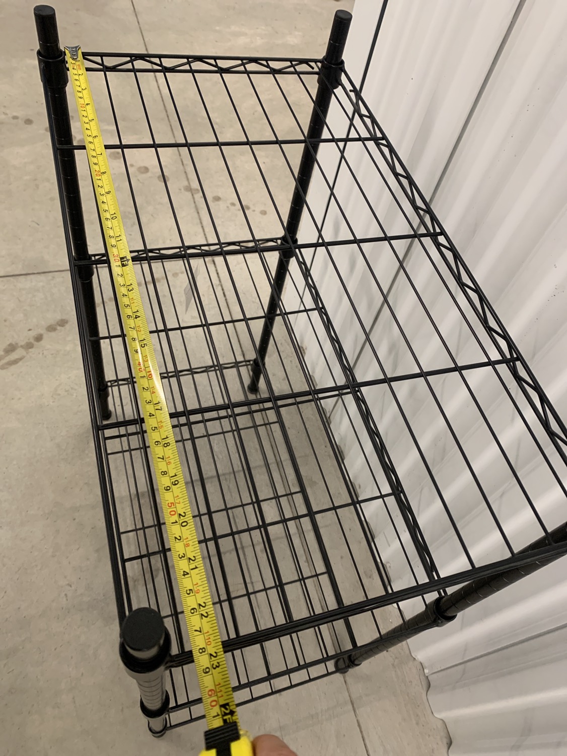 1 Adjustable Black wire shelving unit - photo 4