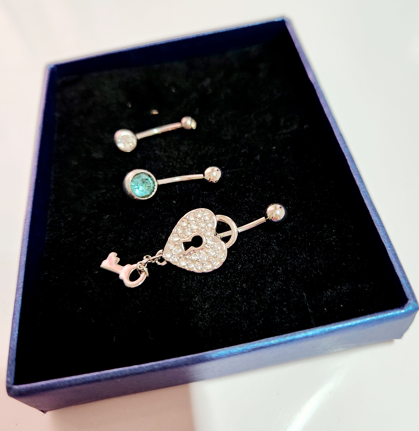 Navel rings _ set of 3 thumbnail