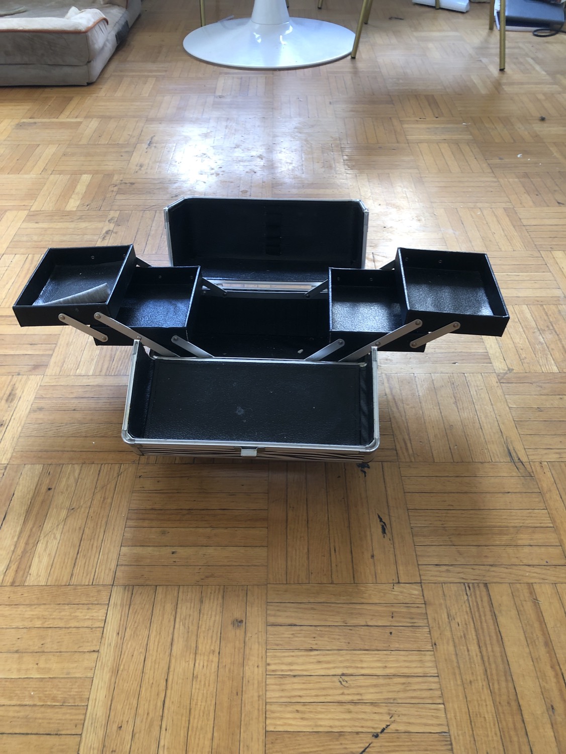 Zebra print -makeup storage box - photo 3
