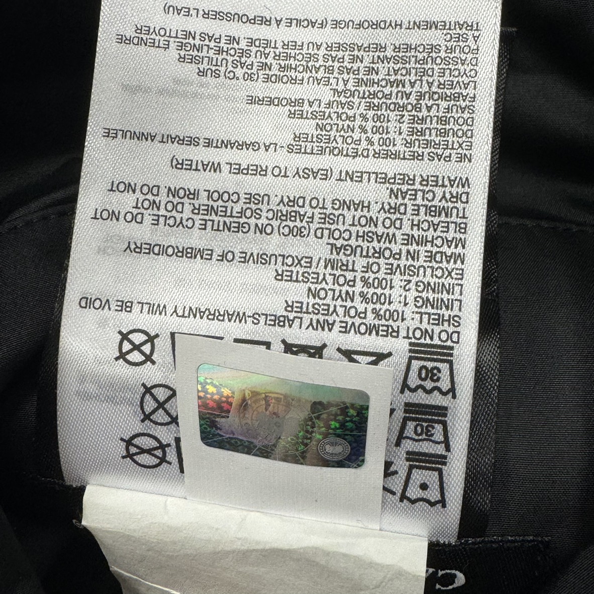 Canada Goose Black Water Resistant Trench/Jacket image indicator(8)