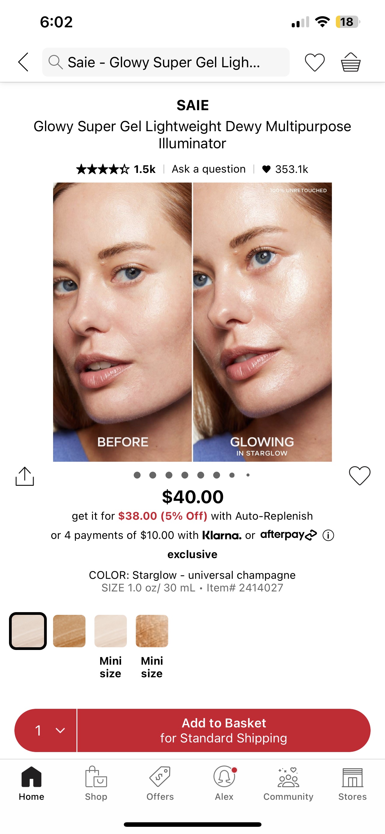 Saie Glowy Super Gel image indicator(3)