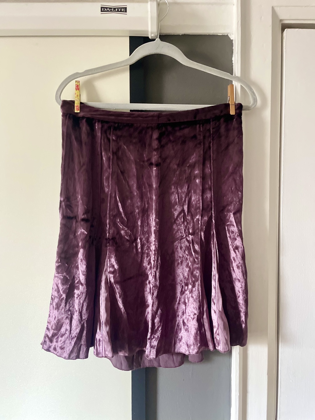 Vintage silk velvet skirt image indicator(4)