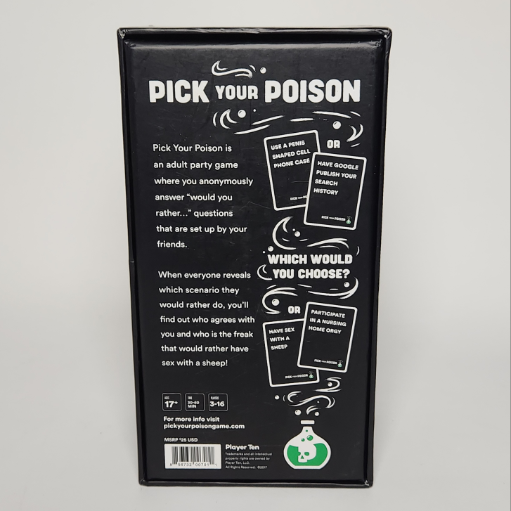 Pick Your Poison Board Game (NSFW Edition) - photo 2