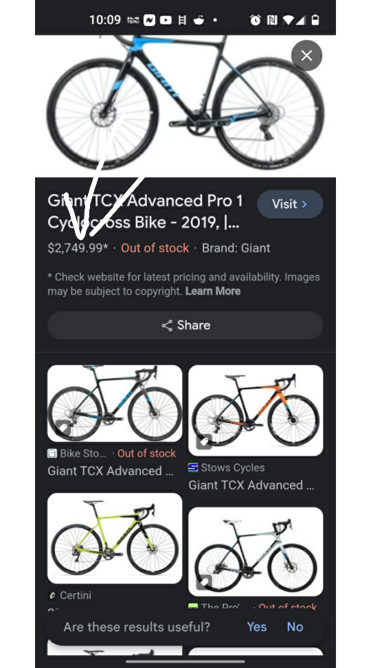 Road bicycle Giant TCx advanced pro 1 D12, 11 speed - photo 5