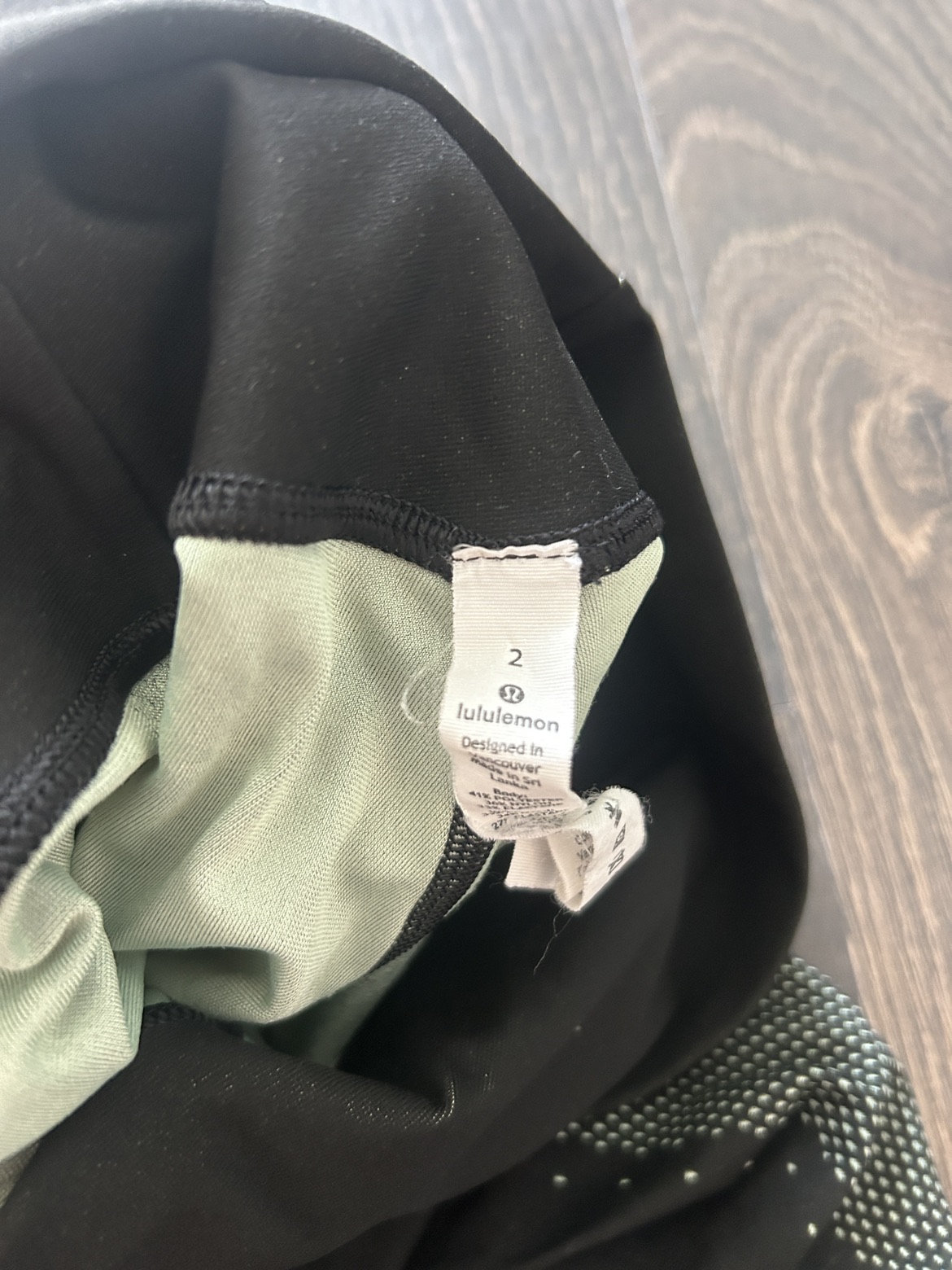 Women’s Black/green Lulu tights - photo 3
