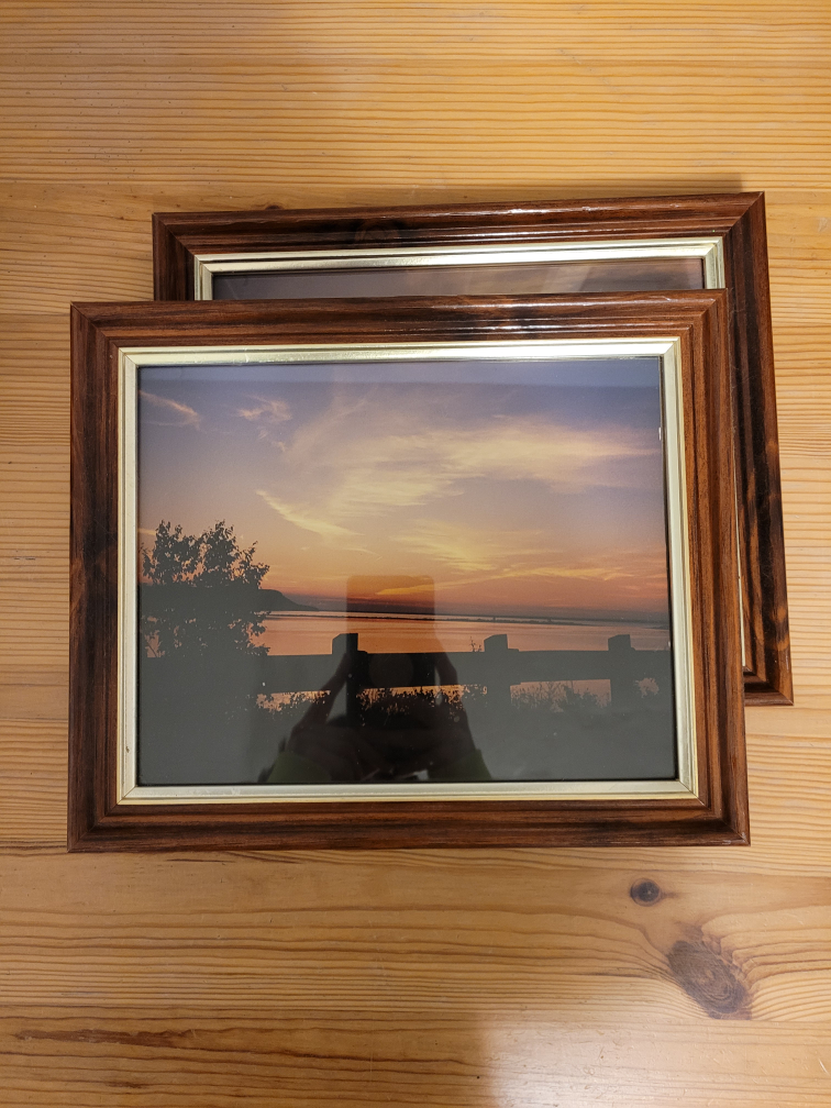 Wooden Picture Frames (x2)