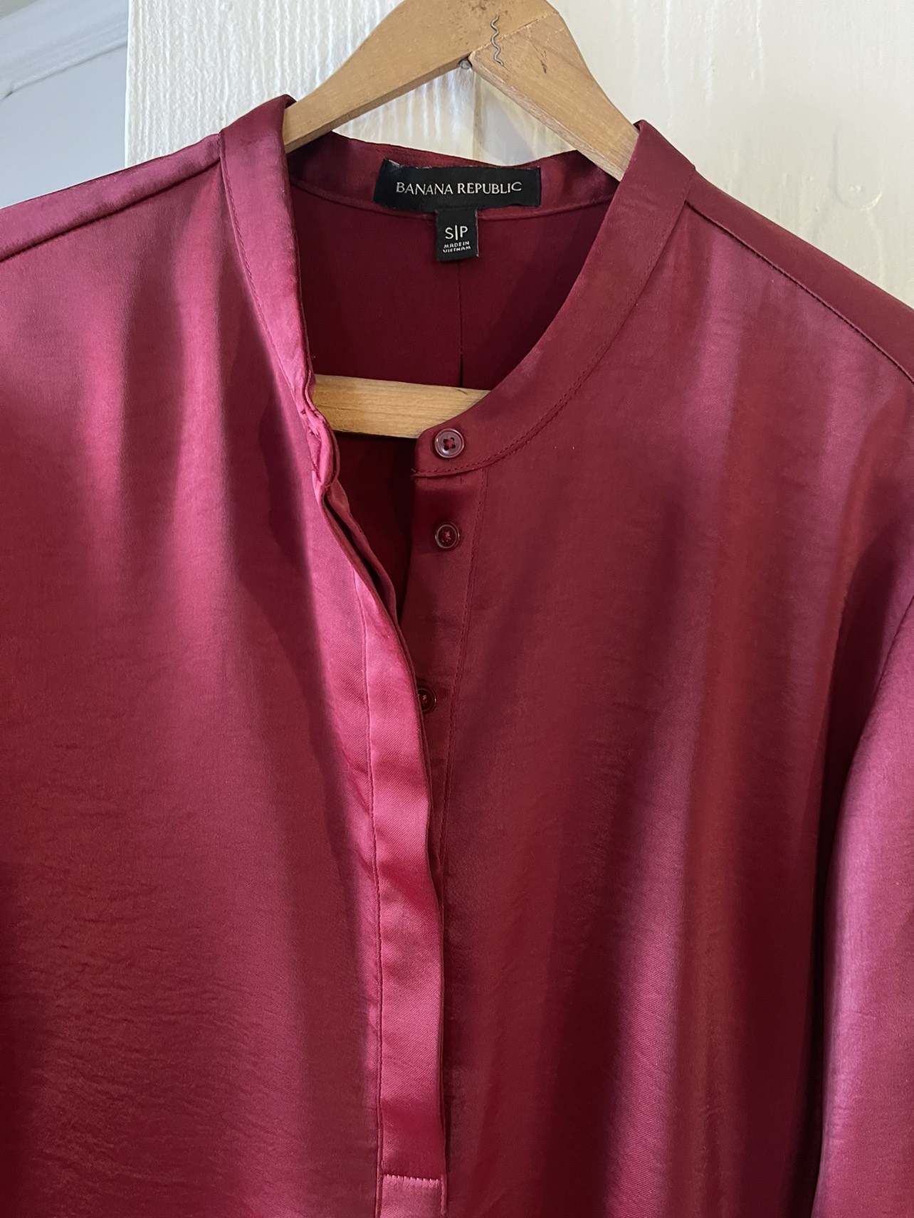 Banana Republic silky tunic blouse image indicator(4)