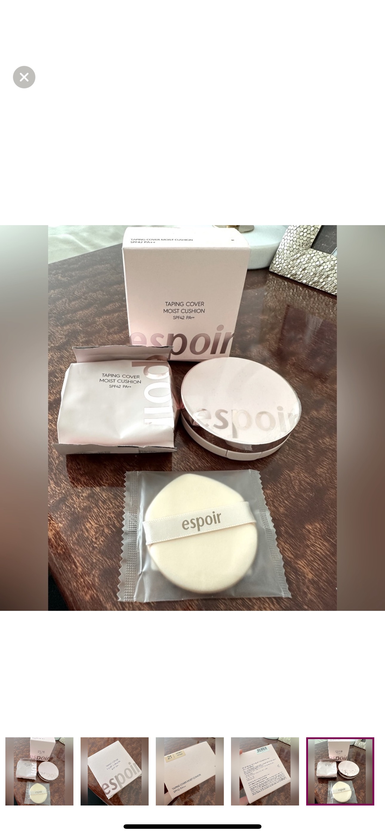 K beauty - Espoir Moist Cushion cover image indicator(5)