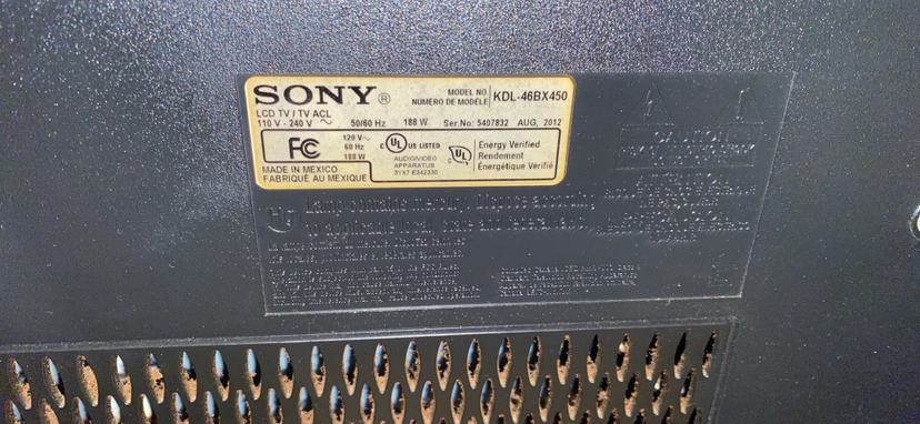 Sony KDL46BX450 The 46" KDL46BX450 LCD HDTV - photo 2