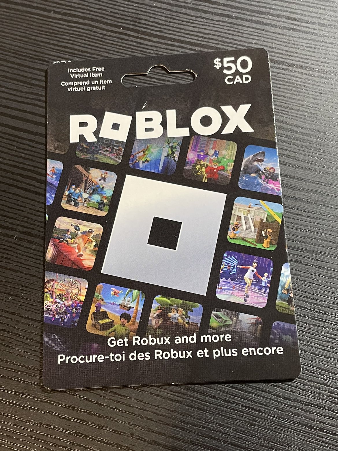 Roblox gift card