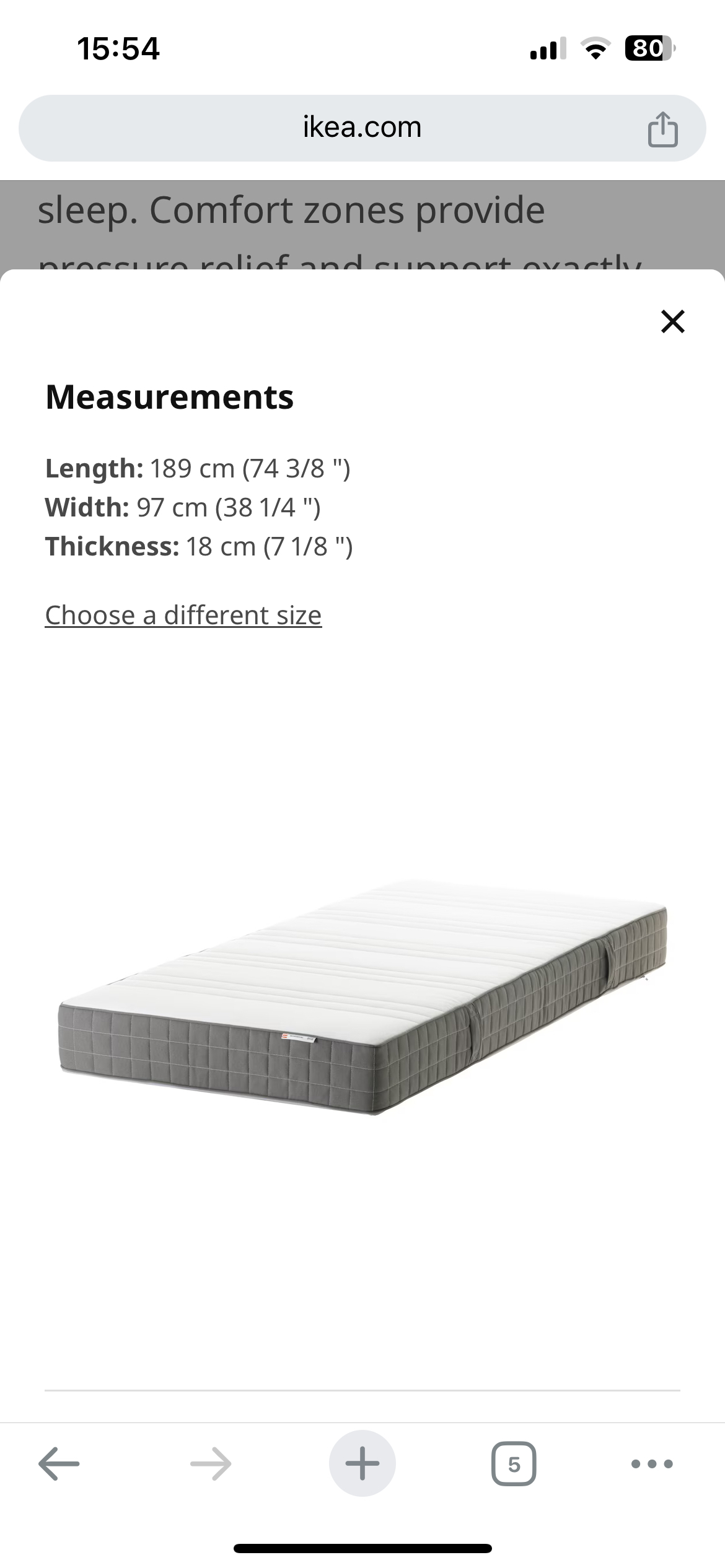 IKEA Twin bed frame with mattress - photo 4