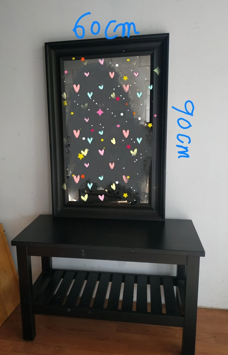 Ikea Hemnes  Bench & Mirror