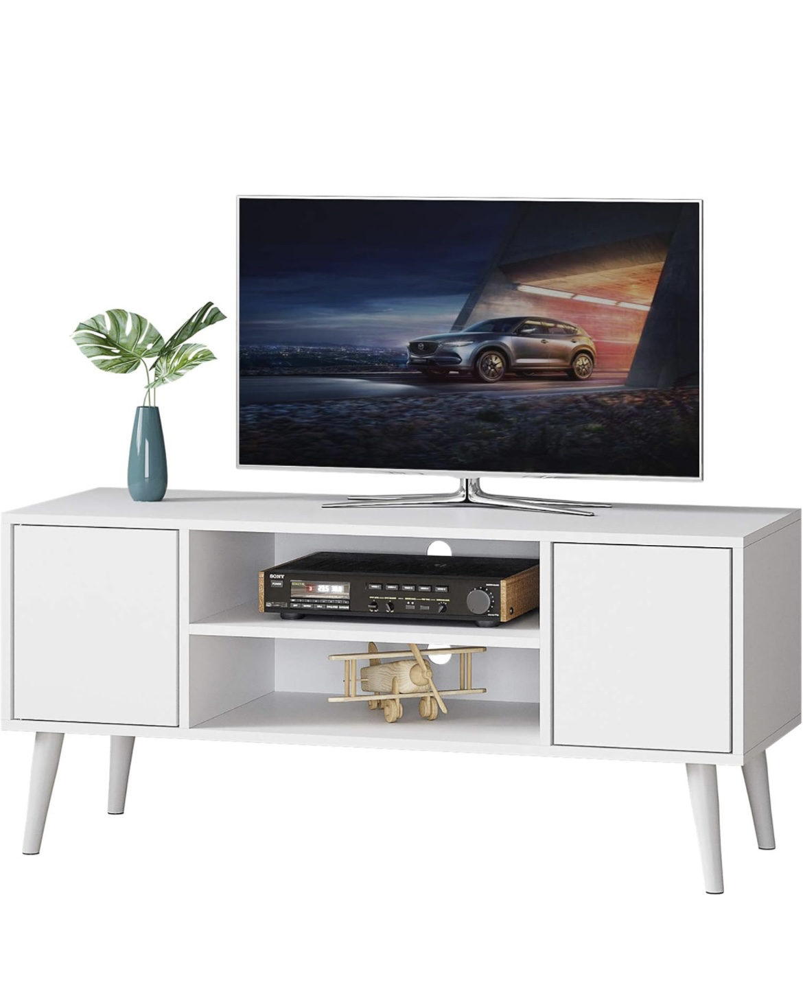White TV console / Stand thumbnail