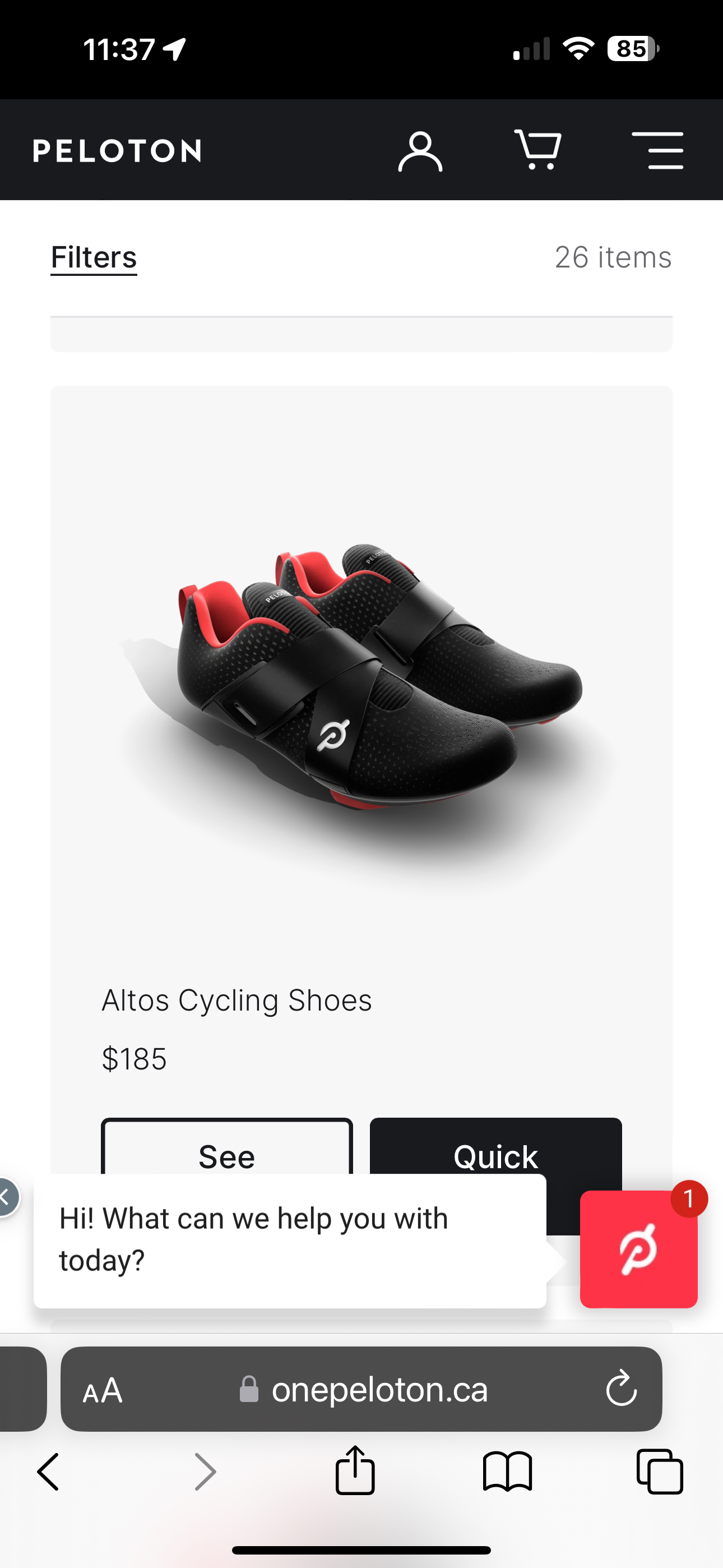 Like new peloton altos cycling shoes image indicator(5)