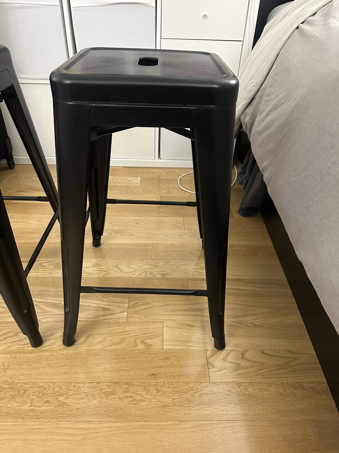 Two Metal Stools