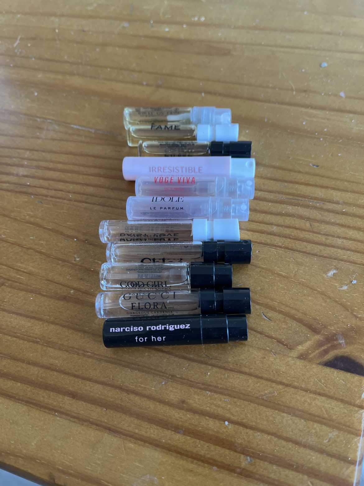 Perfume samples thumbnail