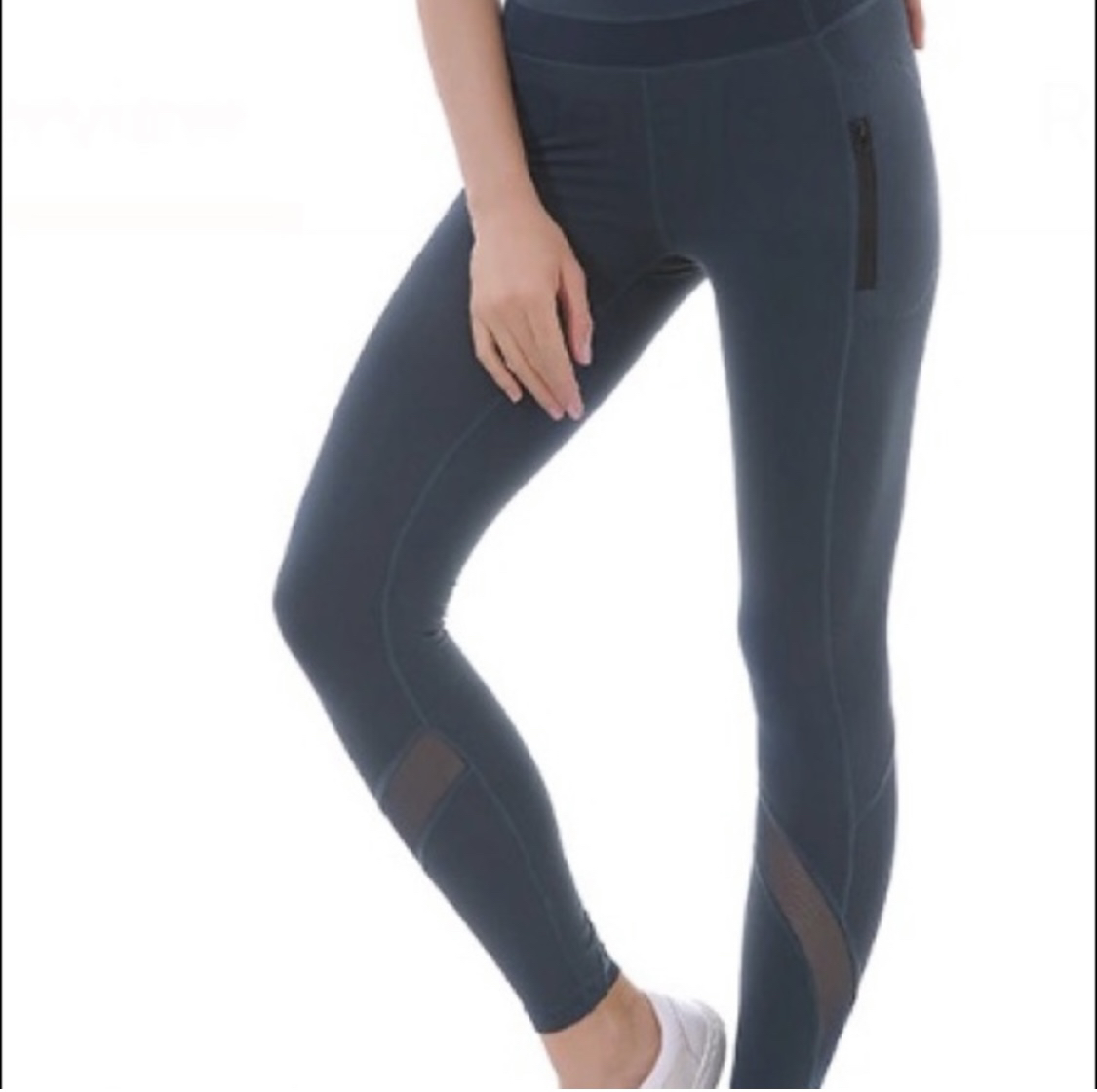 Hunter green yoga Atlantic leggings image indicator(4)