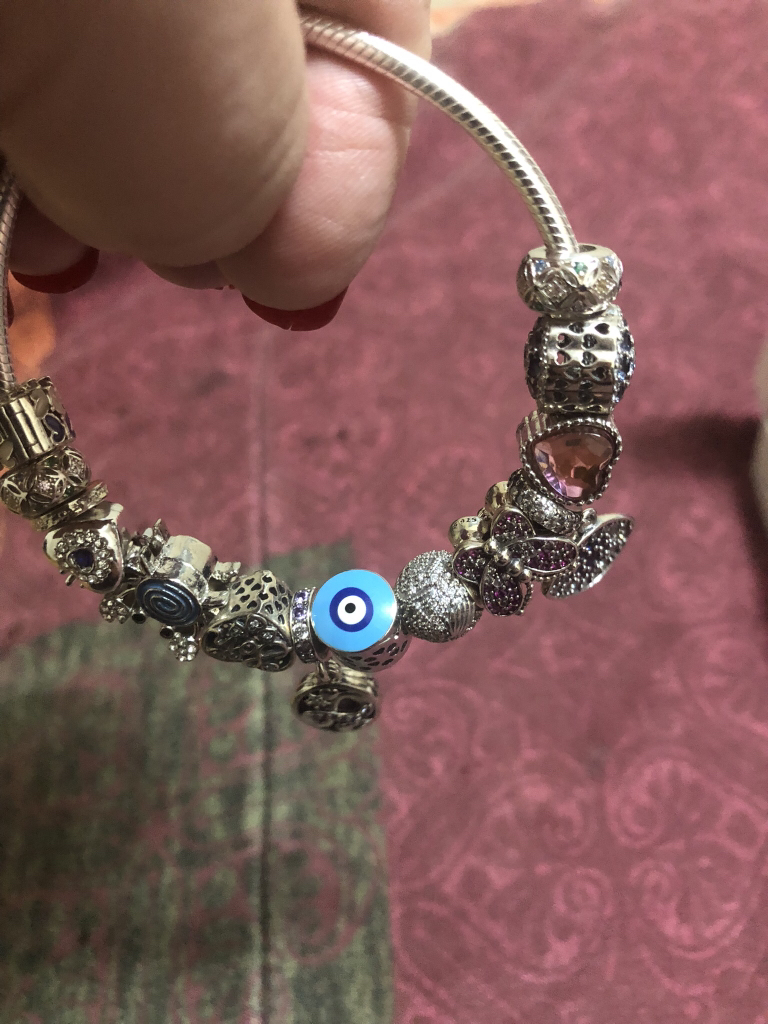 Pandora bracelet and charms - photo 2