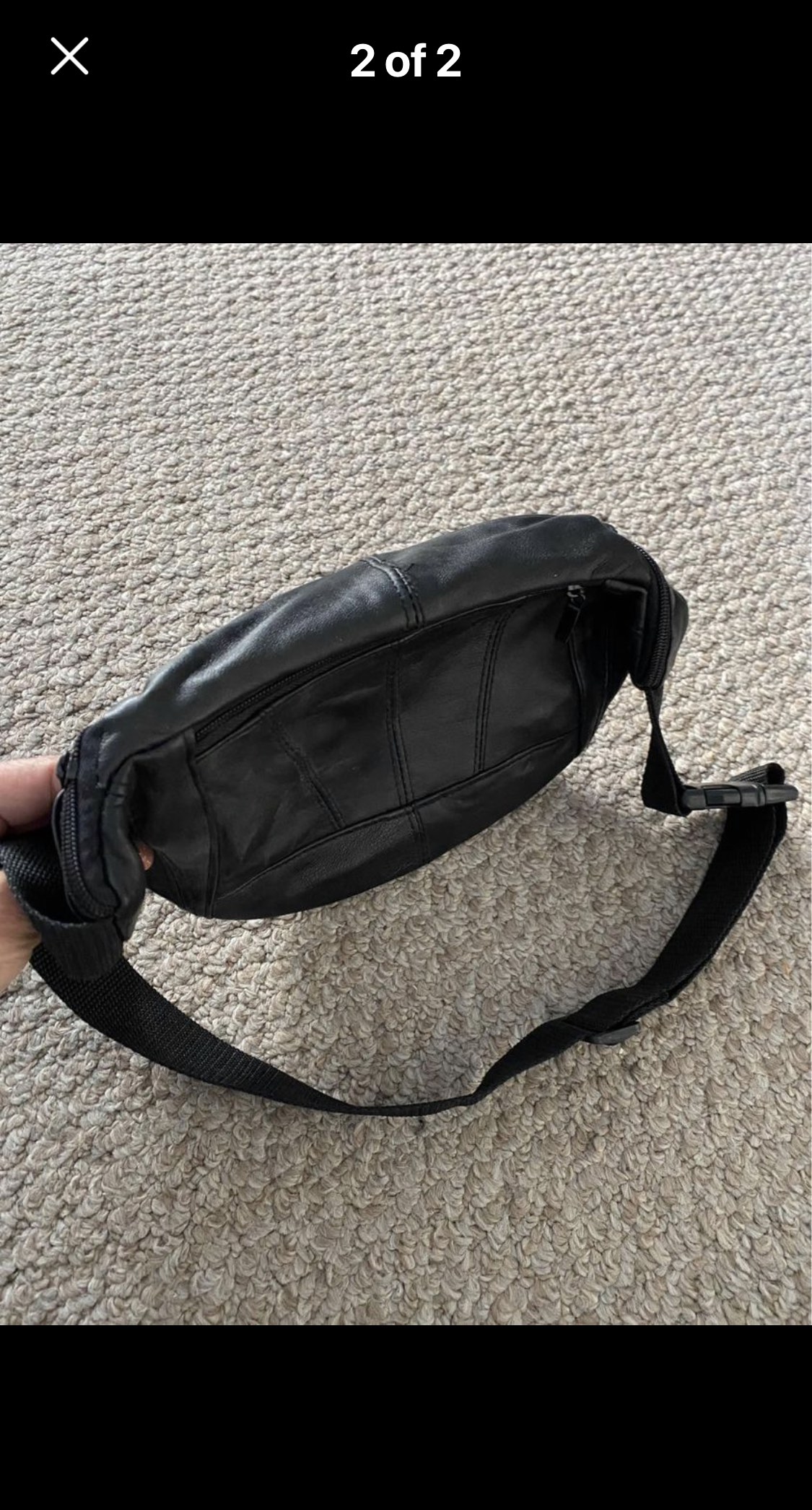 Leather Fanny pack - never used - photo 2
