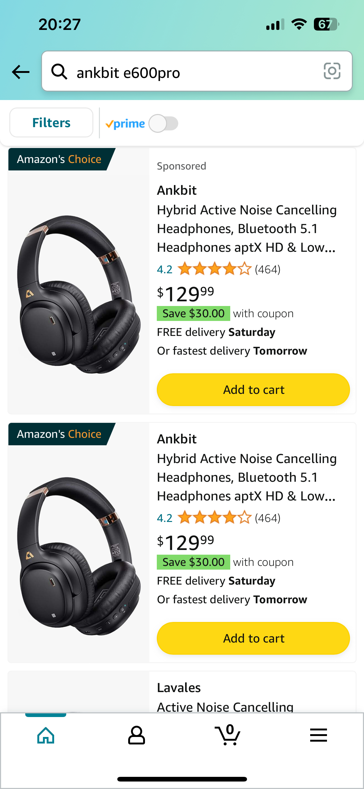 Wireless Noise Cancelling Headphones - photo 2