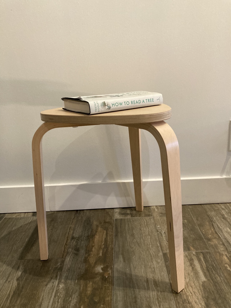 Wooden IKEA stool