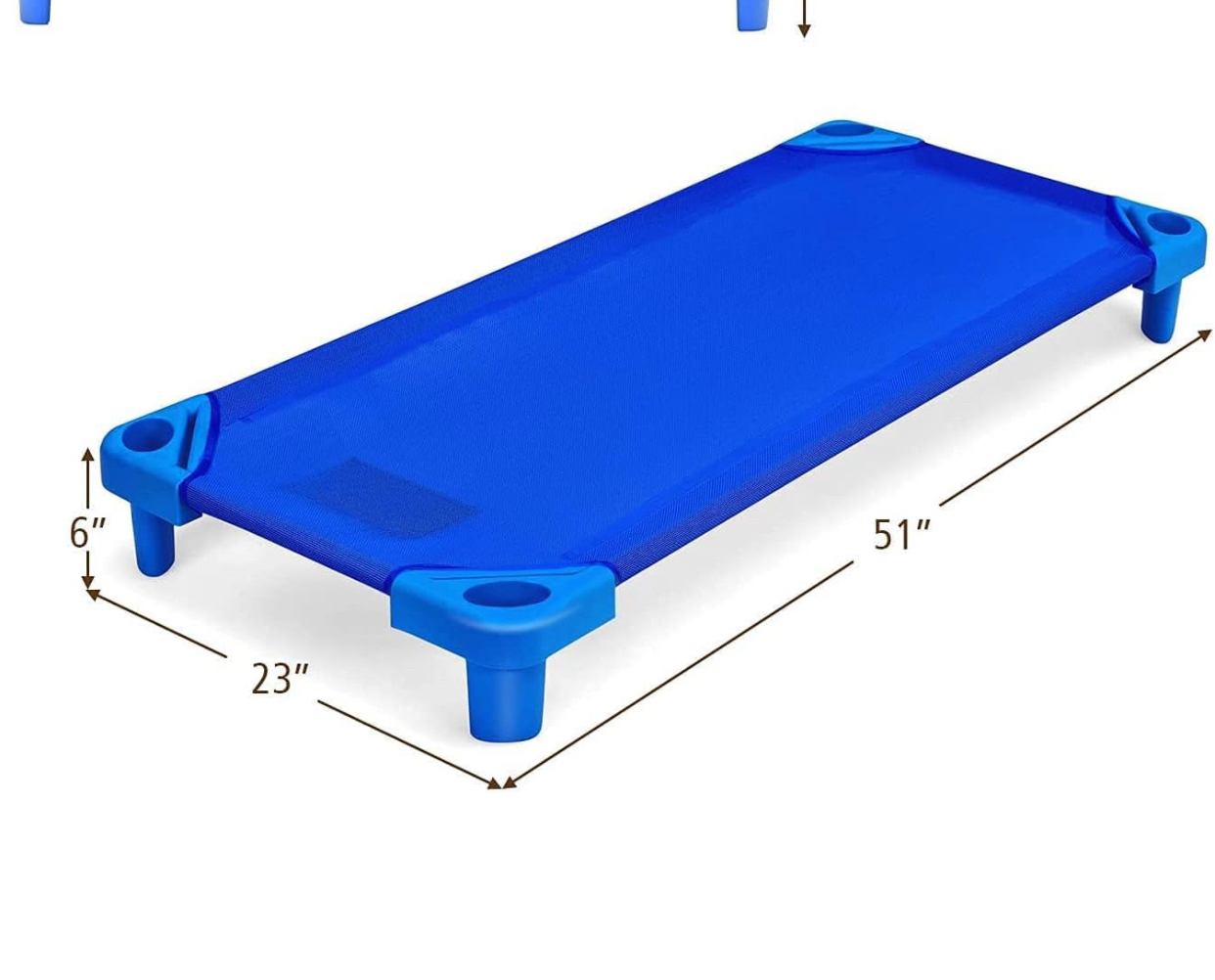 Pack of 4, Stackable Sleeping Nap Cots for Kid image indicator(3)