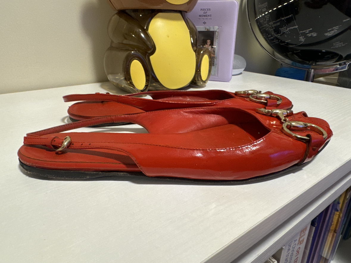 🥿Authentic Red Gucci Shoes size 37 image indicator(5)