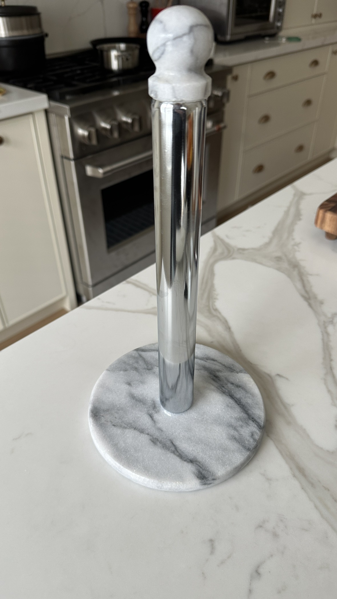 Beautiful marble paper towel holder thumbnail